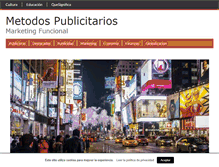 Tablet Screenshot of metodospublicitarios.com